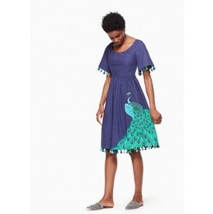 NWOT Kate Spade Plume Poplin Dress